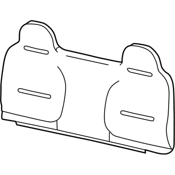 F81Z-2564416-AAA Ford Front Seat Back Cover Assembly Illustration 1 of 1
