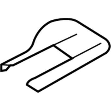 Ford 7T4Z-7861748-CB Cover - Seat Track