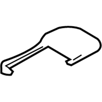 Ford 7T4Z-7861749-CC Cover - Seat Track