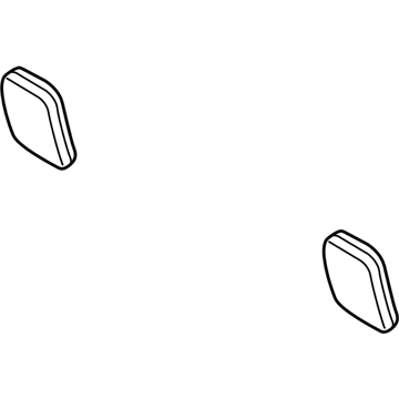 Ford LC5Z-78611A08-AQ HEAD REST ASY