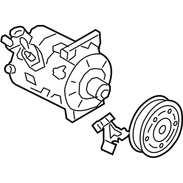 2023 Ford Ranger A/C Compressor - KB3Z-19703-C