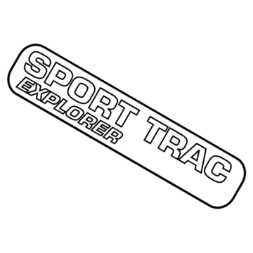 Ford Explorer Sport Trac Emblem - 7A2Z-7842528-A