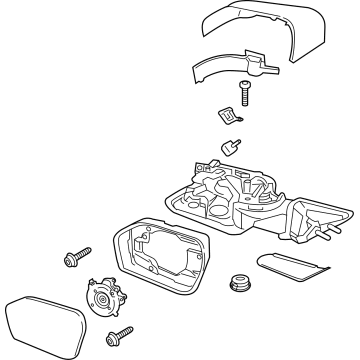 Ford Explorer Car Mirror - LB5Z-17683-BA