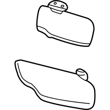 2005 Ford F-450 Super Duty Sun Visor - 5C3Z-2504104-AAA
