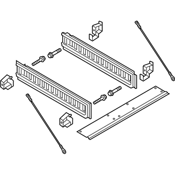 HC3Z-99286F56-A Ford Ramp Assembly Illustration 1 of 1
