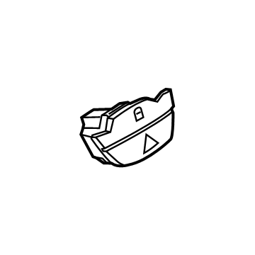 Ford Hazard Warning Switch - H1BZ-13350-A