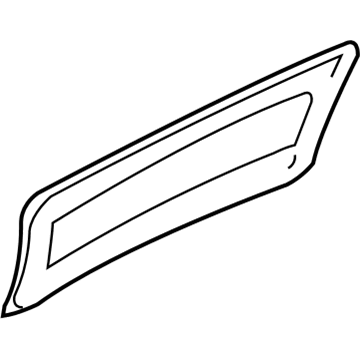 2005 Mercury Mariner Door Moldings - 5E6Z-7825556-AAPTM