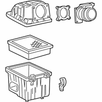 Ford Air Filter Box - 1L5Z-9600-AB Air Cleaner Assembly