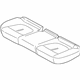 Ford DP5Z-5463804-AD Rear Seat Cushion Cover Assembly