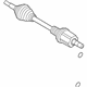 Ford L1MZ-3A428-E Front Axle Shaft