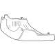 Ford LC5Z-3530-CA Steering Column Shroud Assembly
