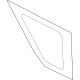 Ford M1PZ-7829711-D Quarter Window Glass