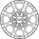 Ford PC3Z-1007-L Wheel Assembly