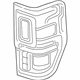 Ford KB3Z-13404-G Lamp Assembly - Rear, Stop And Flasher