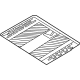 Ford M2DZ-58047A74-BA Cargo Area Liner w/ Bronco Logo