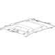 Ford NZ6Z-6051916-AA Headlining - Roof Ford NZ6Z-6051916-AA Headlining - Roof