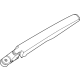 Ford LJ8Z-17526-C Wiper Arm Assembly
