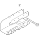 Ford MB3Z-19D520-K KIT - TRAILER HITCH BAR Ford MB3Z-19D520-K KIT - TRAILER HITCH BAR