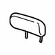 Ford GD9Z-54611A08-HM Head Rest Assembly