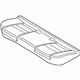 Ford GD9Z-5463804-AA Rear Seat Cushion Cover Assembly