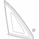 Ford LJ6Z-7829710-F Quarter Window Glass