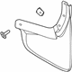 Ford LB5Z-16A550-BA Splash Guards Rear Pair w/Ford Oval Logo