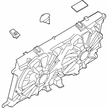 2025 Lincoln Navigator Fan Blade - ML3Z-8C607-H