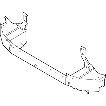 SZ1Z-17757-B Ford Front Bumper Assembly Illustration 1 of 1