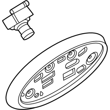 N1WZ-74423A42-F Ford Bezel Illustration 1 of 1