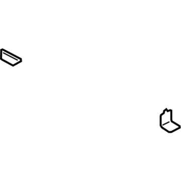 LB5Z-78672A40-DC Ford Gate Retaining Plate Illustration 1 of 1