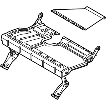 RL1Z-7863161-A Ford Rear Seat Cus Frame And Spring Illustration 1 of 1