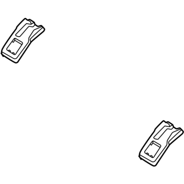 JL1Z-78666B02-AJ Ford Hinge Cover Illustration 1 of 1