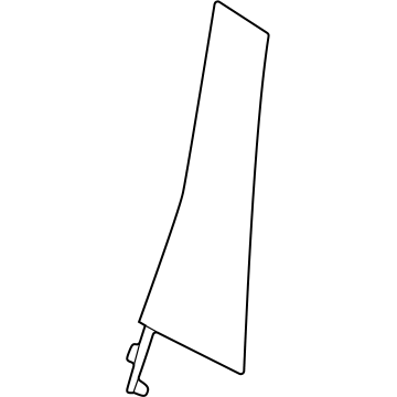 R2TZ-58255A34-BA Ford Door Window Frame Moulding Illustration 1 of 1