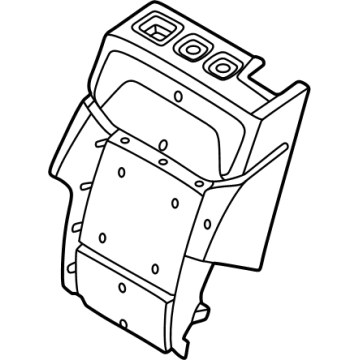 SL1Z-7866800-C Ford Rear Seat Back Pad Illustration 1 of 1
