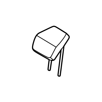 SL1Z-78611A08-AB Ford Head Rest Assembly Illustration 1 of 1