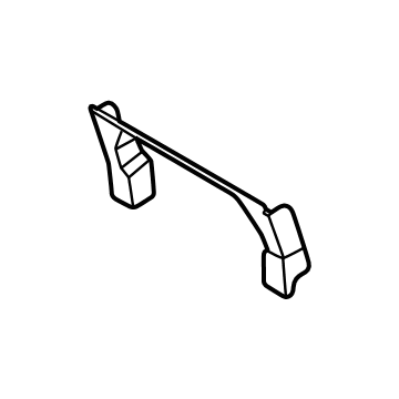 SL1Z-78600A46-AB Ford COVER - REAR SEAT LINK Illustration 1 of 1