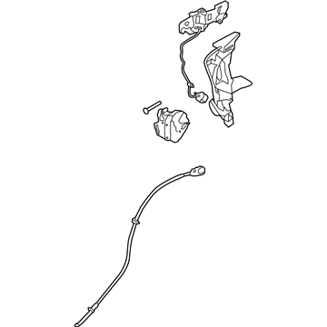 Ford BF6Z-5421813-D Latch BF6Z-5421813-D Ford Latch Illustration 1 of 1