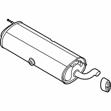 Lincoln Nautilus Exhaust Pipe - PZ1Z-5A289-H