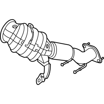 Lincoln Nautilus Exhaust Pipe - PZ1Z-5E212-X