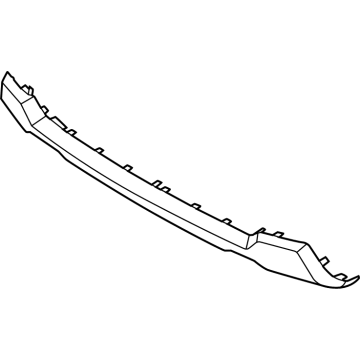 N1WZ-17D957-AHPTM Ford Front Bumper Assembly Illustration 1 of 1