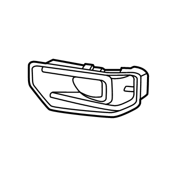 N1WZ-15266-AA Ford Fog Lamp Bracket Illustration 1 of 1