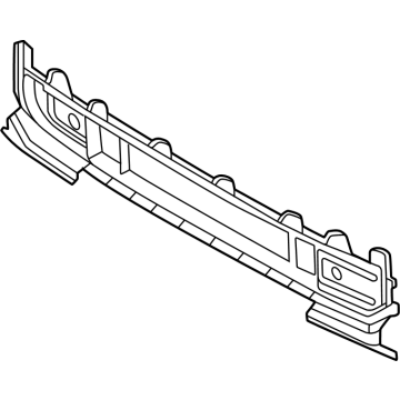N1WZ-17K945-AA Ford Bumper Grille Illustration 1 of 1