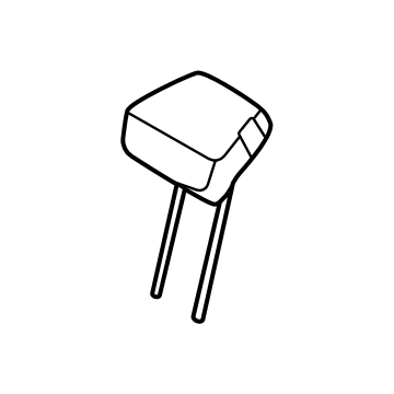 SL7Z-78611A08-BD Ford Head Rest Assembly Illustration 1 of 1