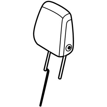 SL7Z-78611A09-AA Ford Head Rest Assembly Illustration 1 of 1