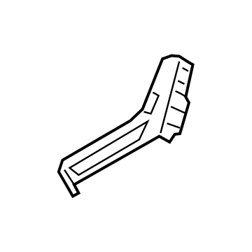 LB5Z-7861351-AF Ford Seat Back Latch Cover Illustration 1 of 1