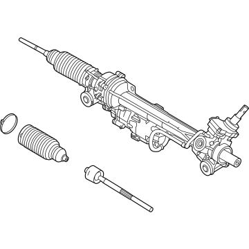 NB3Z-3504-AA Ford Steering Gear Assembly Illustration 1 of 1
