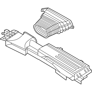 PZ1Z-9C675-C Ford Air Cleaner Intake Tube Illustration 1 of 1