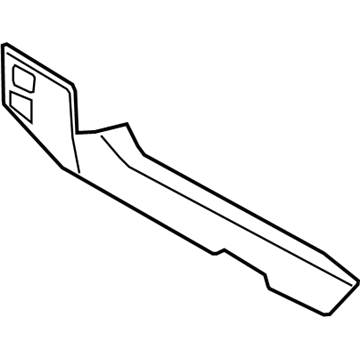 Ford HC3Z-2504609-CF Instrument Trim Panel Assembly HC3Z-2504609-CF Ford Instrument Trim Panel Assembly Illustration 1 of 1