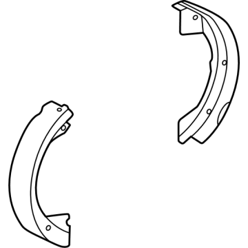 2024 Ford Transit Parking Brake Shoe - LK4Z-2200-E