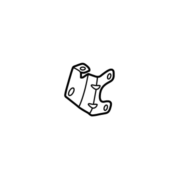 MB3Z-2660515-B Ford BRACKET ASY - REAR SEAT BACK P Illustration 1 of 1